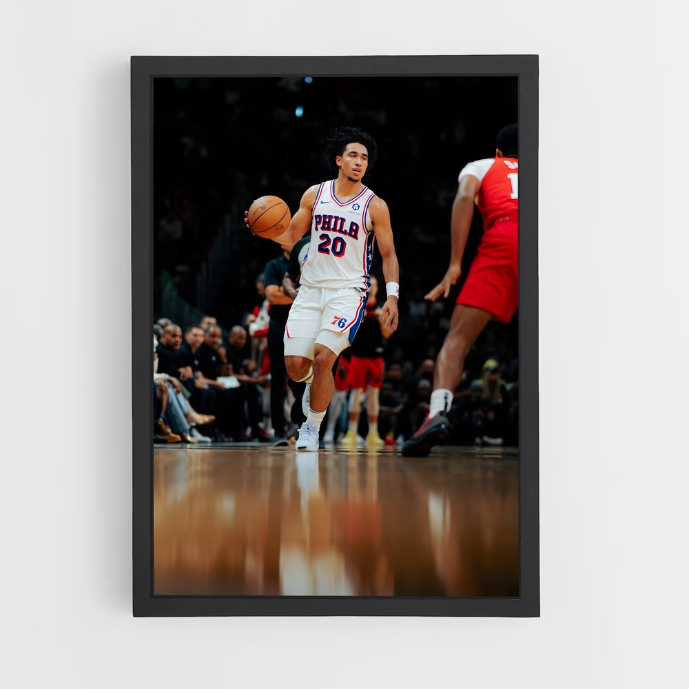Poster Dribbleur Étoile – affiche Basketball (vue 2)
